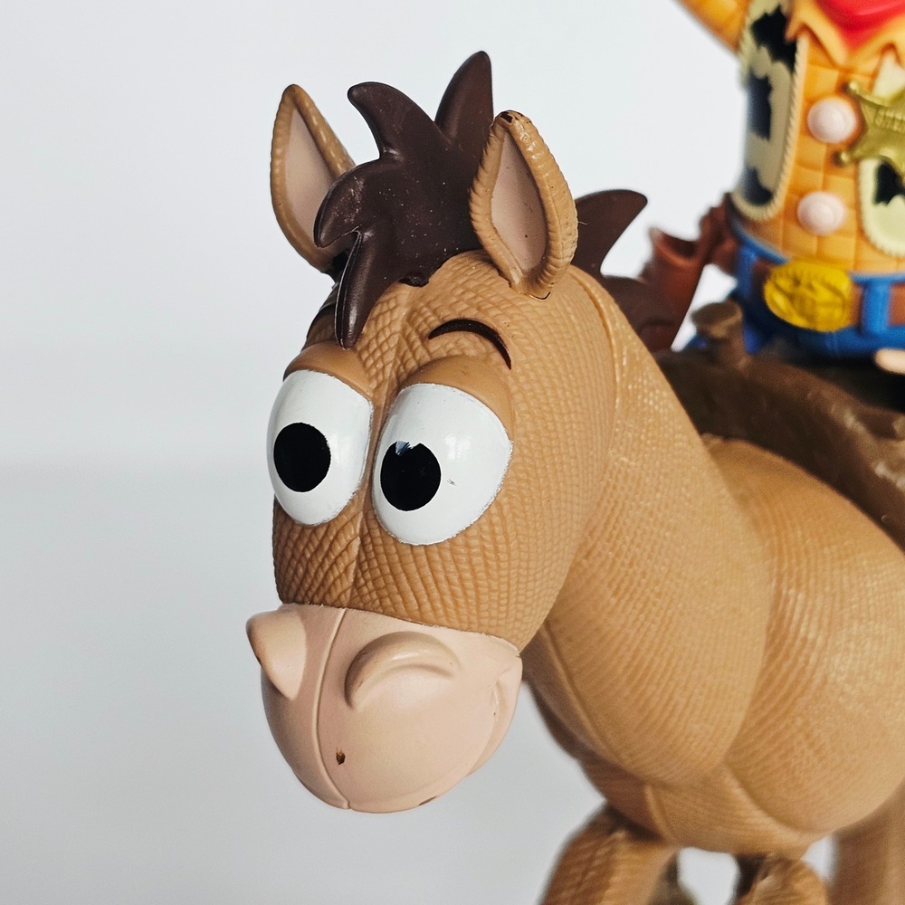 Vintage Toy‎ Story 7" Galloping Bullseye and Woody 1996 Disney Pixar Mattel 1258 - Picture 4 of 16